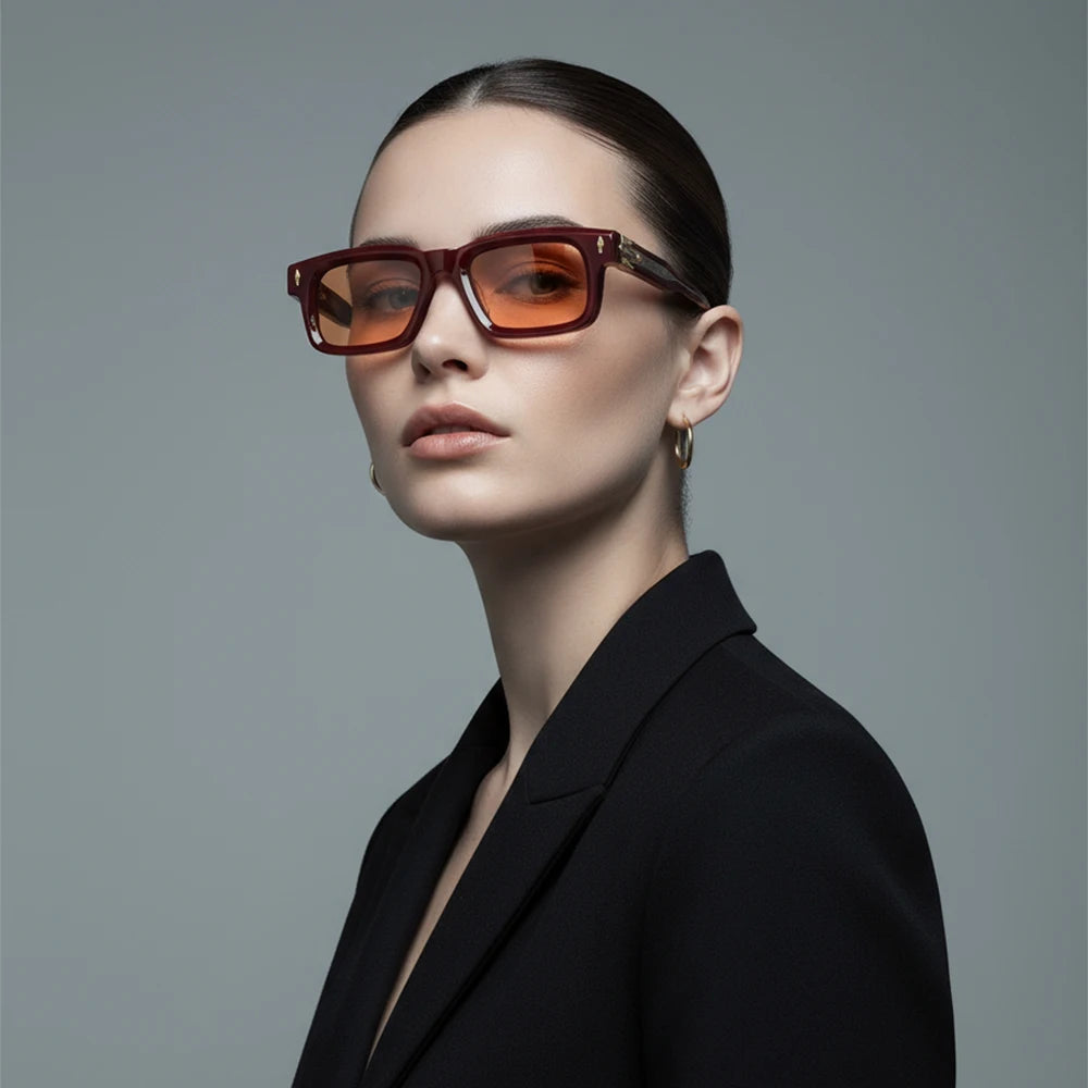 BELVEDERE Fashion Retro Square UV400 Sunglasses Unisex Fine Workmanship Brand Design Trendy Outdoor Driving Travel Sun Glasses