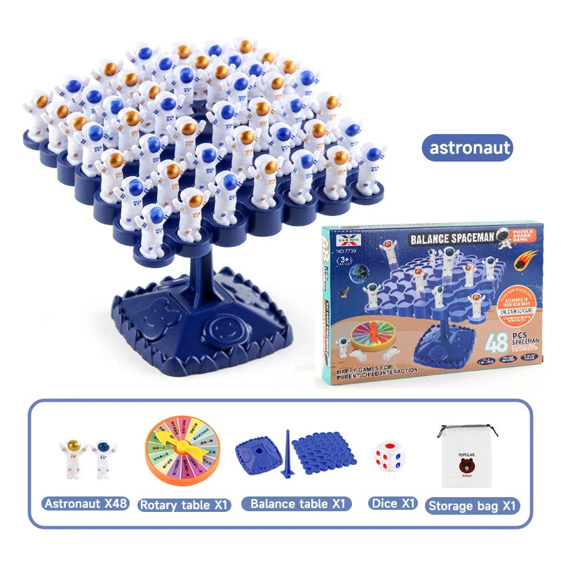 Montessori Math Toys Fun Frog Balance Tree Children Toy Panda Balancing Board Game Parent-child Interaction Tabletop Balance Toy