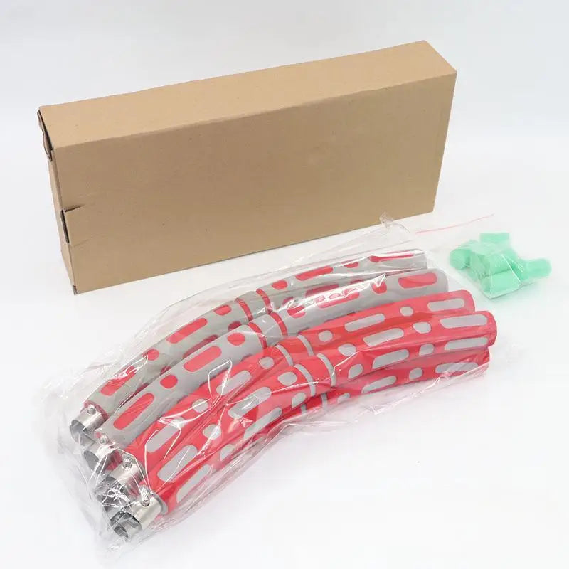 Removable Sponge Hoola Hoop Belly Contracting Waist Slimming Novel Stitching Sports Body-building Loop Multi-color Hoola Hoop