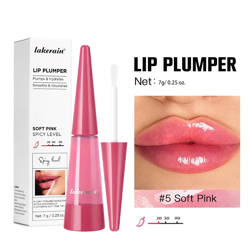 Reedle Shot Lip Plumper Nourish Lips Care Moisturizing Transparent Gloss Fragrance Free Plumping Stocking Stuffer Cosmetics