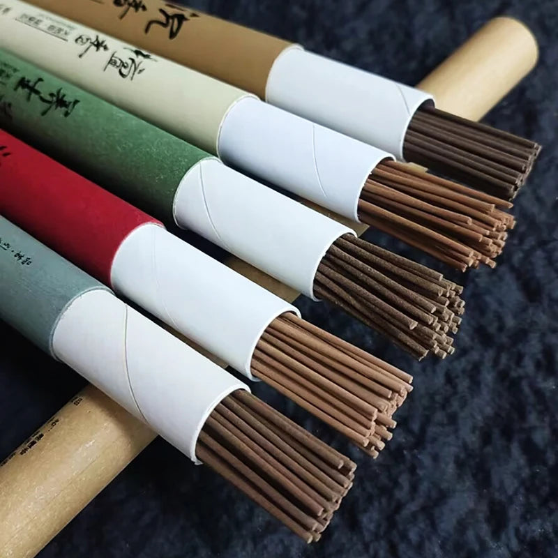 40 Sticks/pot Natural Sandalwood Incense Sticks Sleep Chinese Home Scents Aromatherapy Room Fragrance Buddhist Supplies Incenses