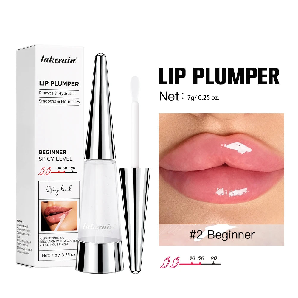 Reedle Shot Lip Plumper Nourish Lips Care Moisturizing Transparent Gloss Fragrance Free Plumping Stocking Stuffer Cosmetics