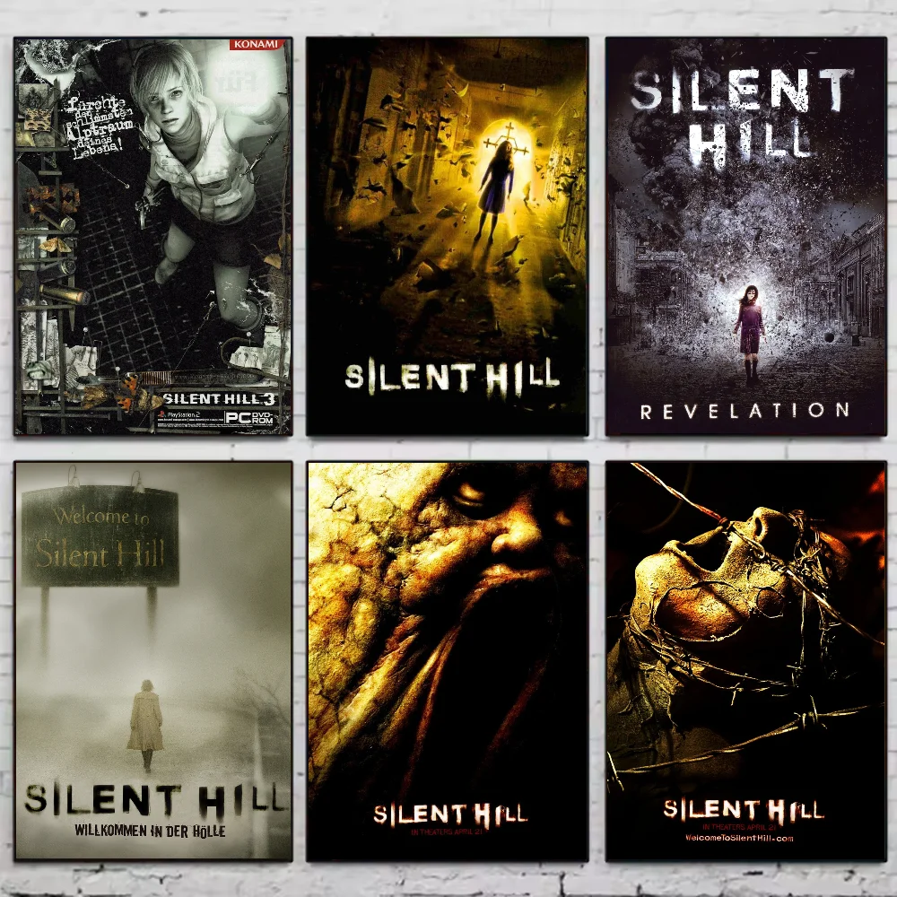 Hot Classic Silent Hill 3 Game anime Poster HD art sticky wall waterproof home living room bedroom bar aesthetic decoration