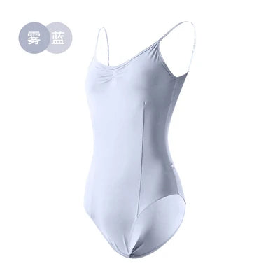 Girls Shoulder Straps Camisole Leotard Ballet Gymnastic Active Tank Unitard Bodysuit Praise Dance Adjustable Leotards Women