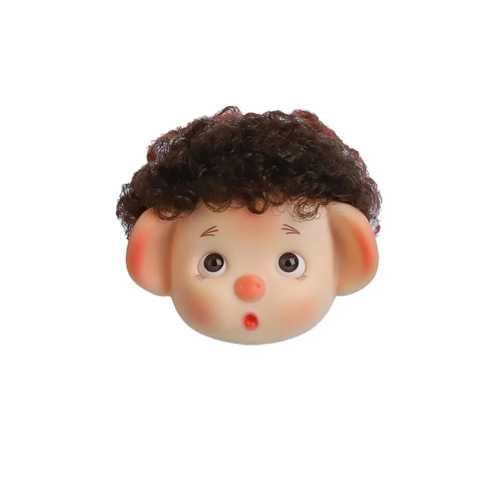 Beautiful 1/12 BJD Movable Joint Doll Body Toys Moveable Nude 12 Ball Jointed Doll Pig Head 3D Doll Head with Hair Gift