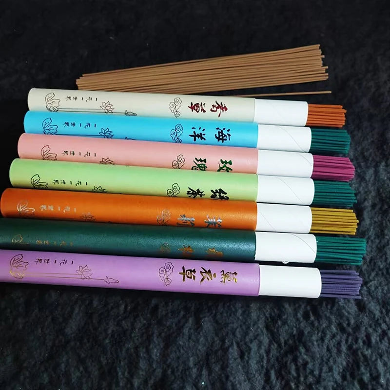 40 Sticks/pot Natural Sandalwood Incense Sticks Sleep Chinese Home Scents Aromatherapy Room Fragrance Buddhist Supplies Incenses