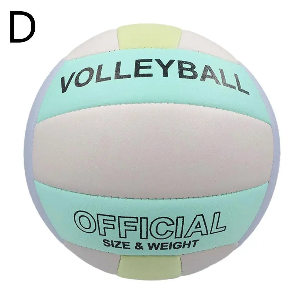 Official Size 5 Volleyball, Soft Indoor Outdoor Volleyball For Game Gym Training Beach Play Volleyballs For Beginner Teenager