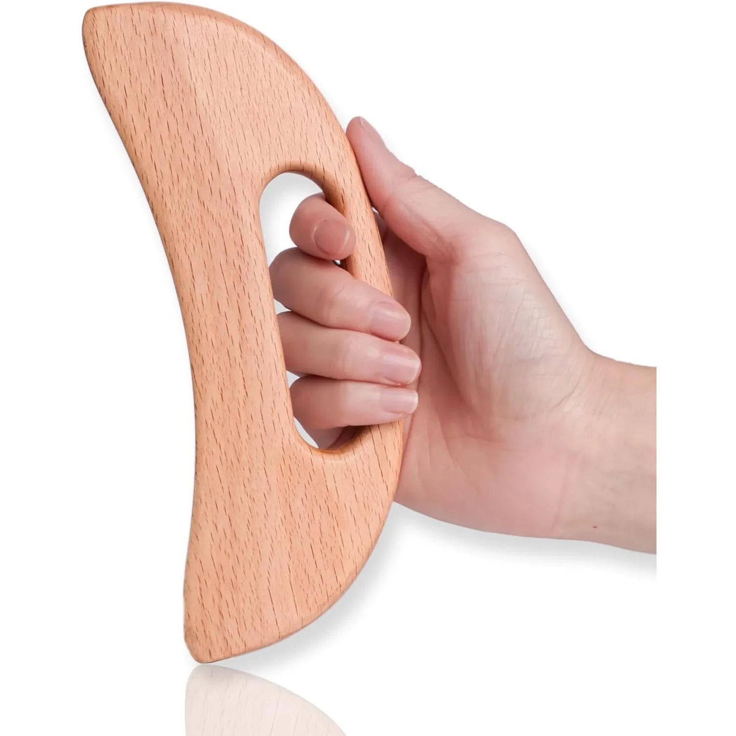 Body Gua Sha Tool Wooden Lymphatic Drainage Tool for Anti Cellulite and Relieve Muscle Fatigue Massage Tools for Neck Back