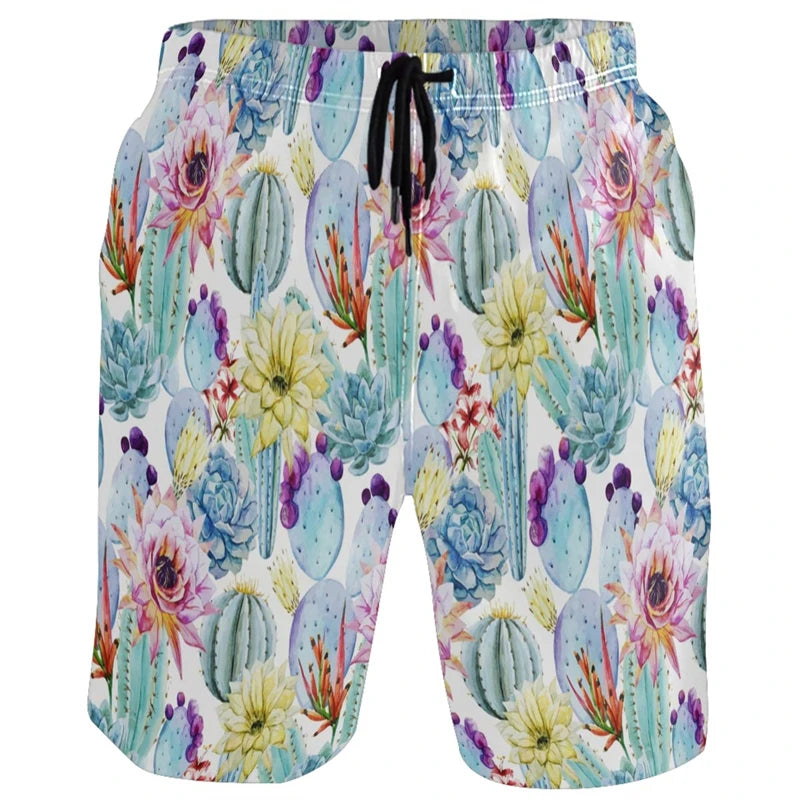 Funny Duck Graphic Beach Shorts for Men 3D Print Animal Board Shorts Sports Gym Swim Trunks Swimsuit homme Cool Ice Shorts Pants