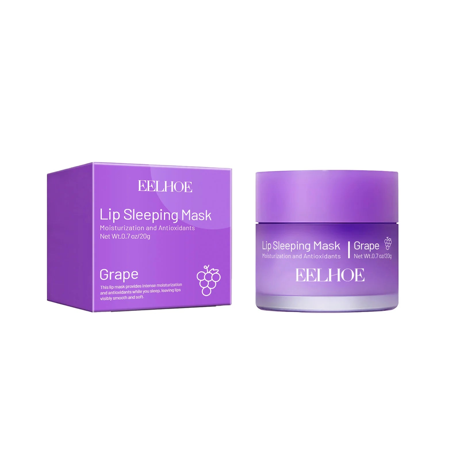 Overnight Lip Sleeping Mask, Hydrating Lip Treatment for Dry Chapped Lips, Exfoliating & Plumping Lip Care