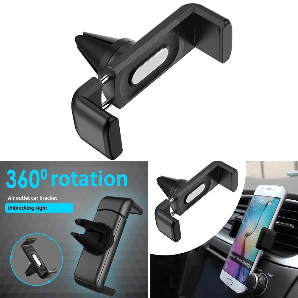 Mini Cellphone Holder Car Air Outlet Mount Clip Interior Car Phone Holder Abs Universal Auto Phone Stand