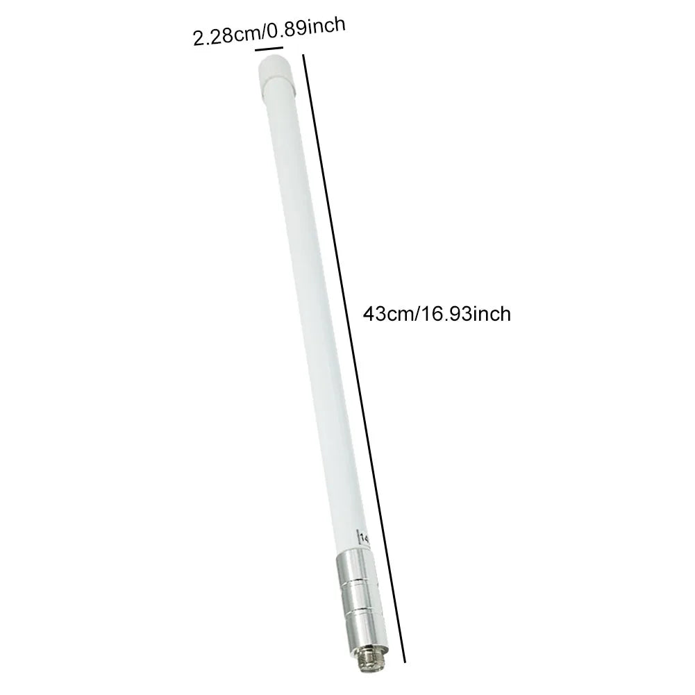 High Gain Antenna Waterproof Outdoor Omni Directional Fiberglass Base Antenna 144/430 MHz Omni Antenna PL259 Female Connector