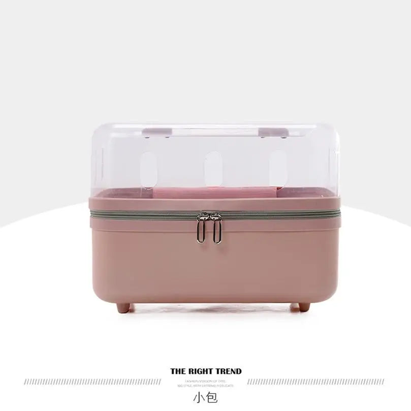 Transparent Pet Stroller Double-layer Rolling Cat Carrier Space Capsule Dog Travel Case Backpack for Cat Ventilated Pet Supplies