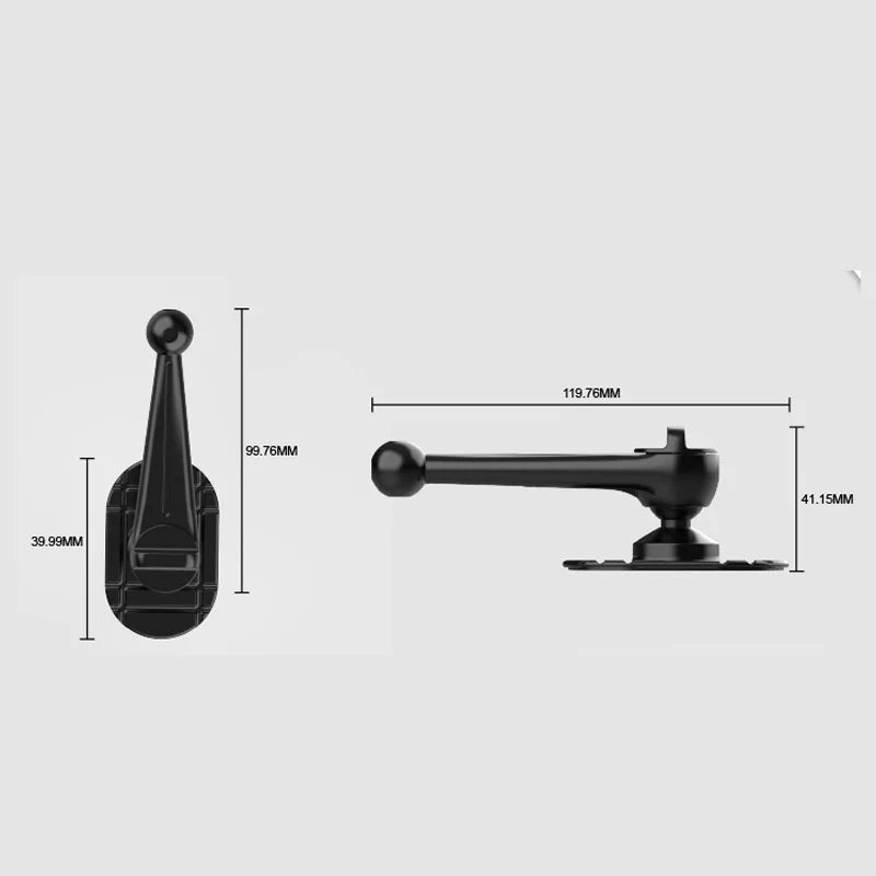 Universal Adhesive Dashboard Phone Mount For Car Phone Holder Base for Navigation GPS Brackets 17mm Round Car Mobile Stand