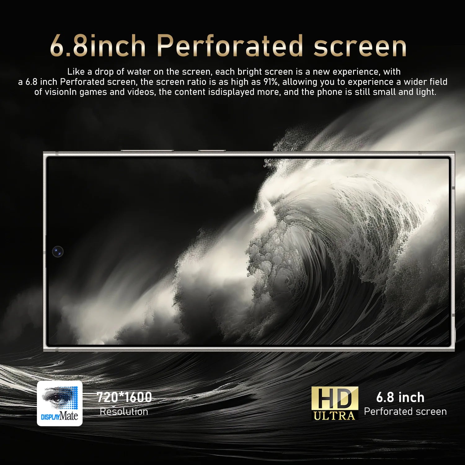 S24 Ultra,Smartphone Android,6.8 inch,8GB RAM,256GB，512GB 1TB ROM,Dual SIM,Mobile phone,Google Play Store,24+48MP,5500mAh