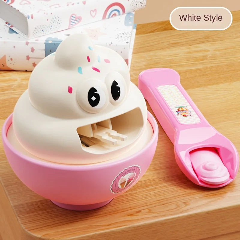 NEW Food Feeding Pudding Childrens Home Fun Ice Cream Feeding Small Toys Effects Boy and Girl Play House Toys