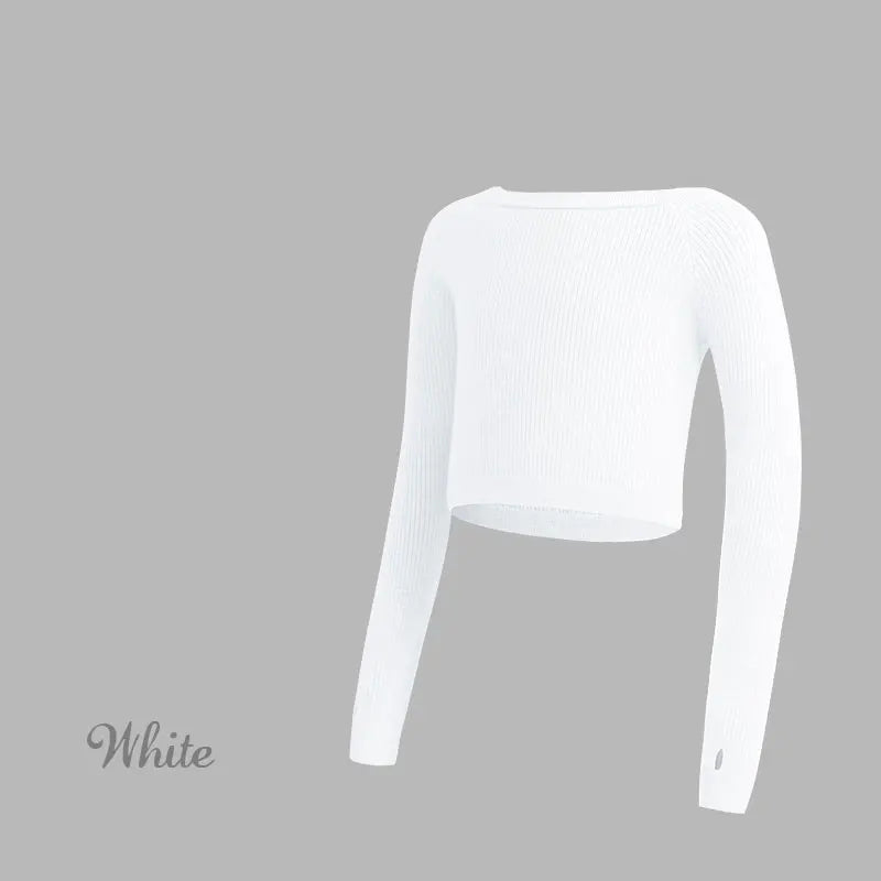 Girls Ballet Sweater Kids Ballet Tops Dance Knitwear Sweater Warm Thermal Dance Coat Boat Neck Knitted Jacket Dance Tops Girls