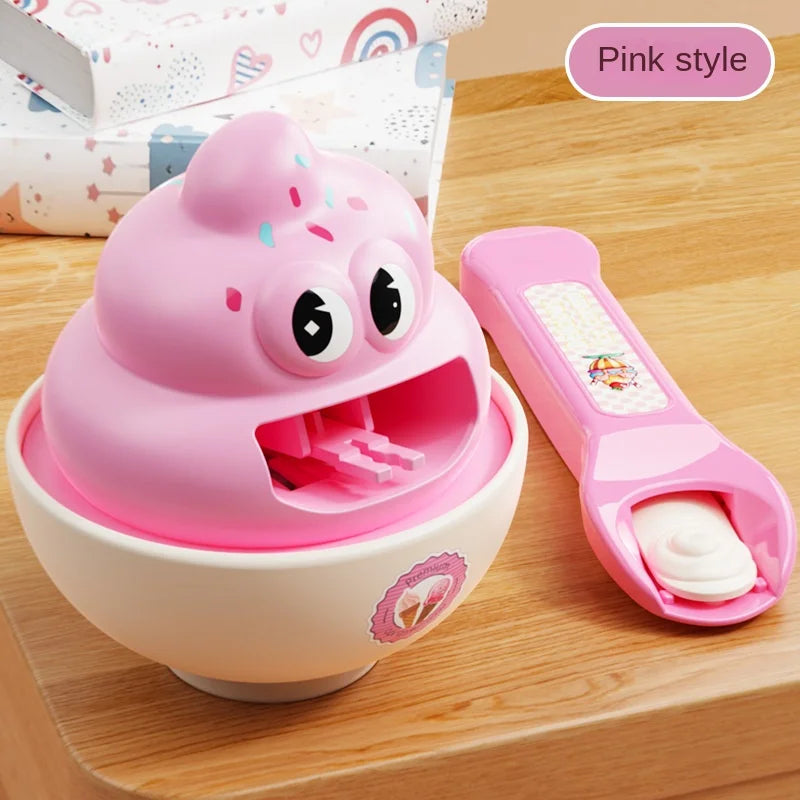 NEW Food Feeding Pudding Childrens Home Fun Ice Cream Feeding Small Toys Effects Boy and Girl Play House Toys