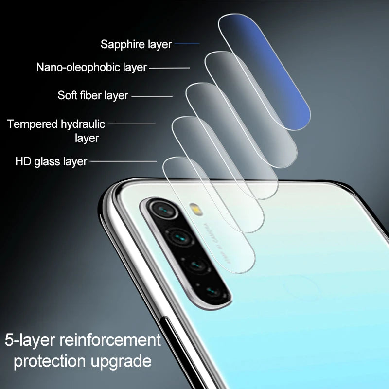 6-in-1 For Poco M7 4G Glass For Xiaomi Poco M7 4G Tempered Glass Protective HD 9H Full Screen Protector Poco M7 4G Lens Glass