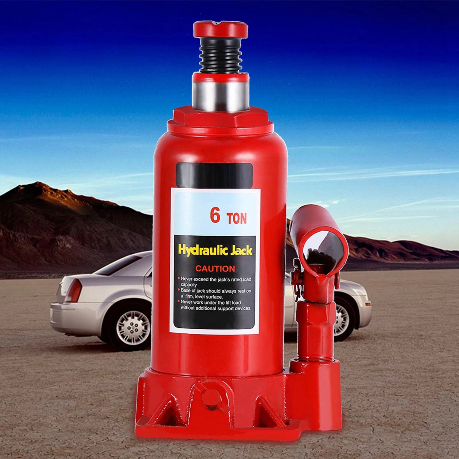 Bottle Jack Car Lift Vehicle Repair Tool 6T Heavy Duty Hydraulic Bottle Jack Lifting Car Van  Vehicle Automotive Lift