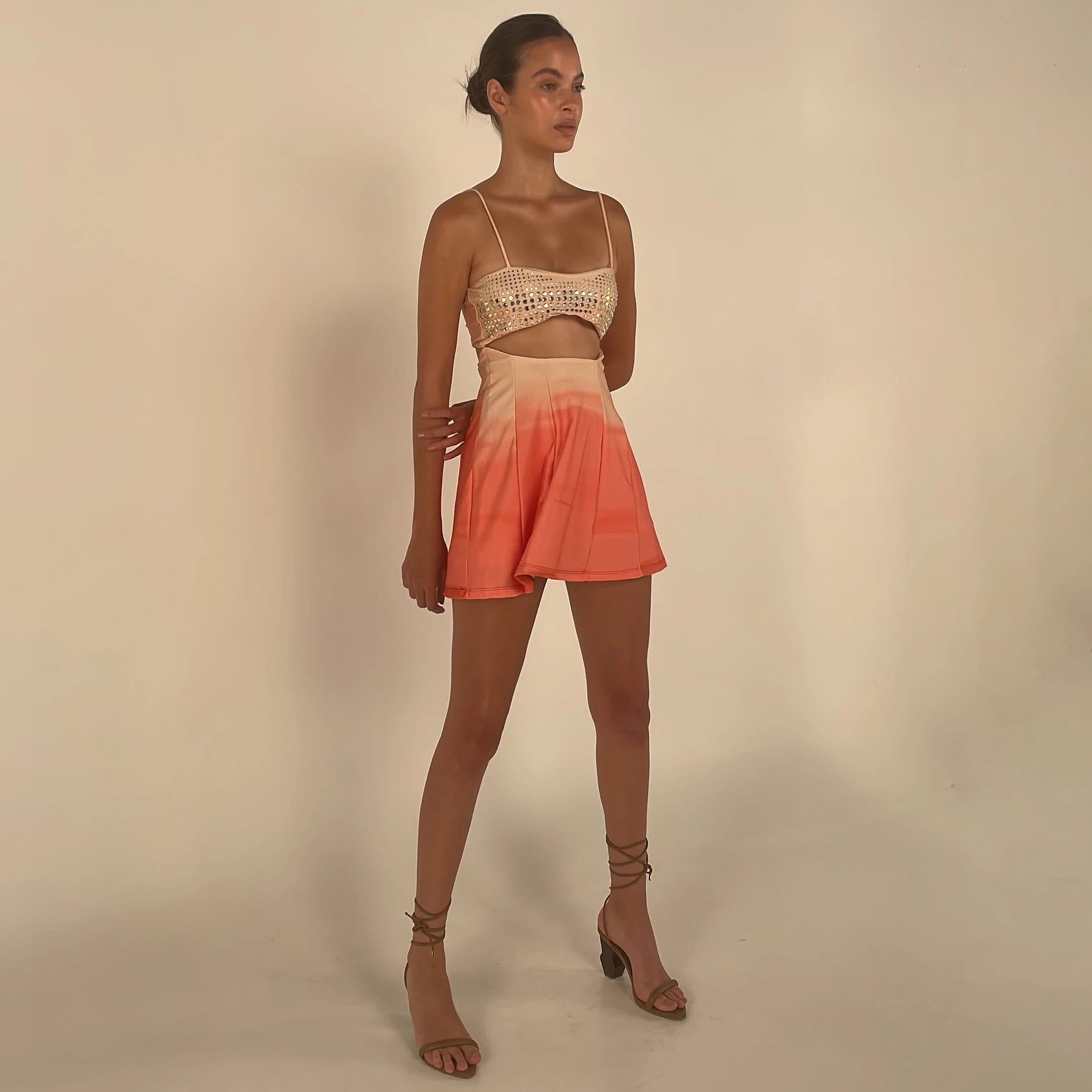 2025 Diamond Bikini Sexy Women Swimsuit Bandeau Biquini Push Up Swimwear Female Shiny Bathing Suits Floral Bodysuit Beachwear