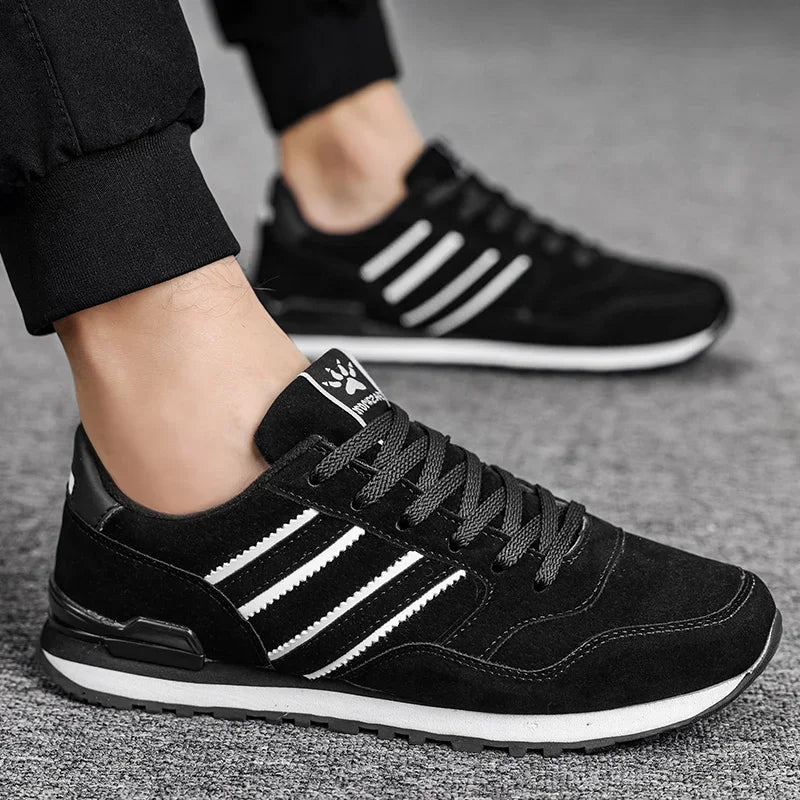 2025 New High Quality Men's Sneakers Leather Casual Shoes Autumn Breathable Men Shoes Male Flat Shoe Men's Casual Shoes