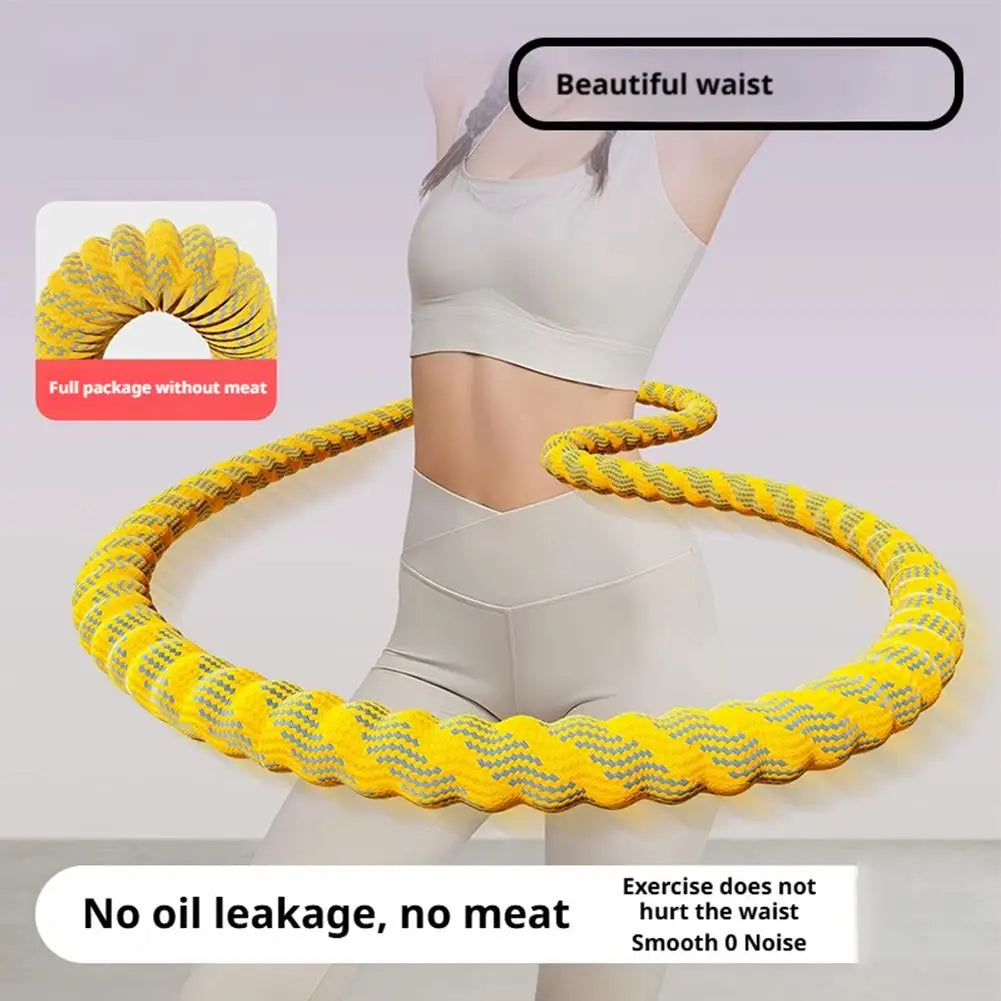 1pc Soft Spring Hula Hoop For Weight Loss Slimming Waist And Belly Adult Fitness Home Use Abdominal Compression Fat Burning